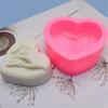 Foadant Soap Sugar-turning 3d Foadant Soap Making Holding Hands Mothers Mould Form Lovely Heart Handmade Decorating