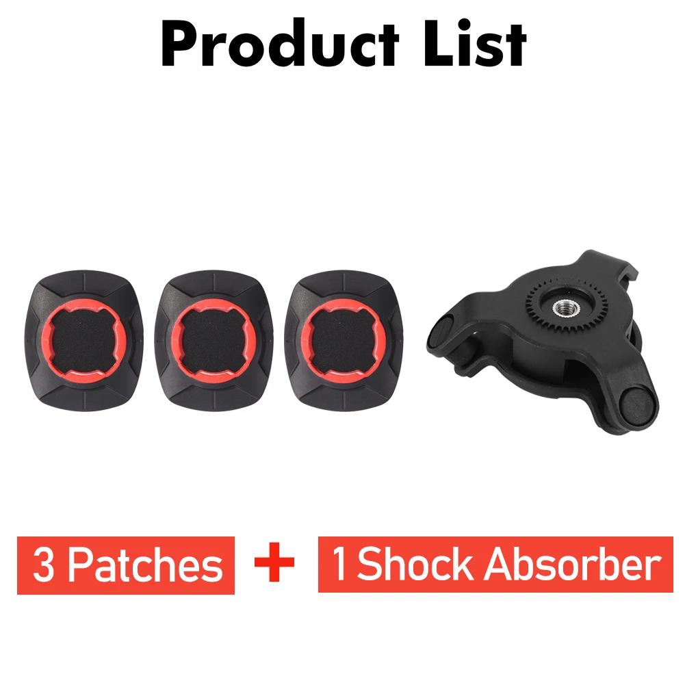 Motorcycle Bike Phone Holder Stand Bicycle Quad Lock Phone Holder Bike Holder 360° Rotatable Navigation Support Security Bracket