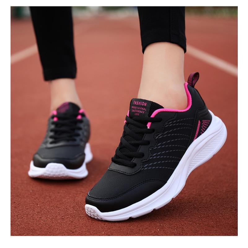 Новые осенние и зимние женские туфли из натуральной кожи для спорта и отдыха на открытом воздухе, спортивная обувь больших размеров, универсальные кроссовки для студентов