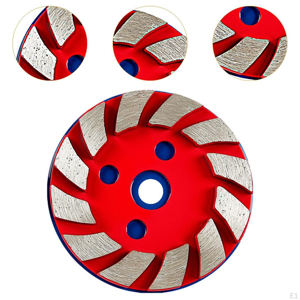 Бетонный алмазный шлифовальный чашечный круг Угловая шлифовальная машина Насадки Очистка Каменная поверхность Ряд