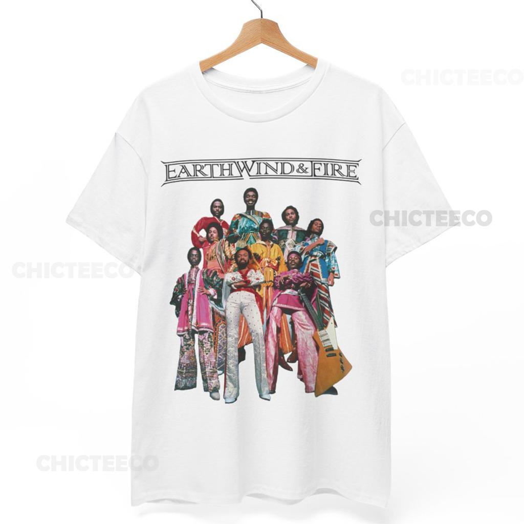 26 Earth Wind & Fire T-Shirt | Vintage Funk Soul Disco Pop Jazz Tee | Unisex Shirt Unisex T-Shirt