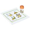 Antibacterial Hand Towel Set with Case, Little Bear Design, Made In Japan, 32 X 30.5 Cm, OA5AG-A