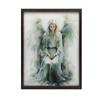 Plakat Światło Szmaragdowego Anioła Plakat Światło Szmaragdowego Anioła, 40X50 Cm, Rama Aluminiowa Złota, Papier Matowy 230 Gsm