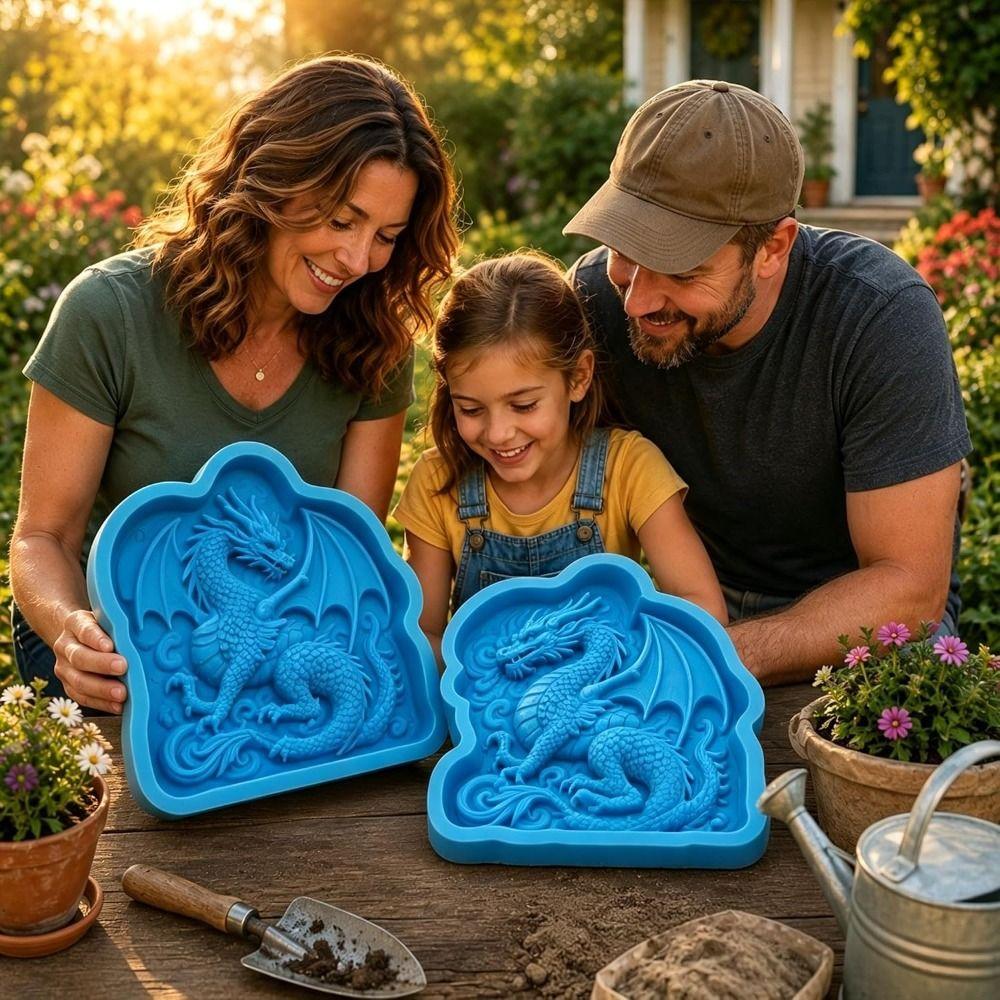 Силиконовая форма для stepping stone, многоразовая форма для бетонной плитки, форма для цементной садовой дорожки, дорожки на патио