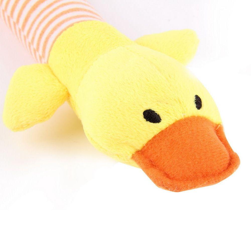Cute Puppy Squeaky Plush Dog Toys Pig Elephant Duck Chew Squeaker