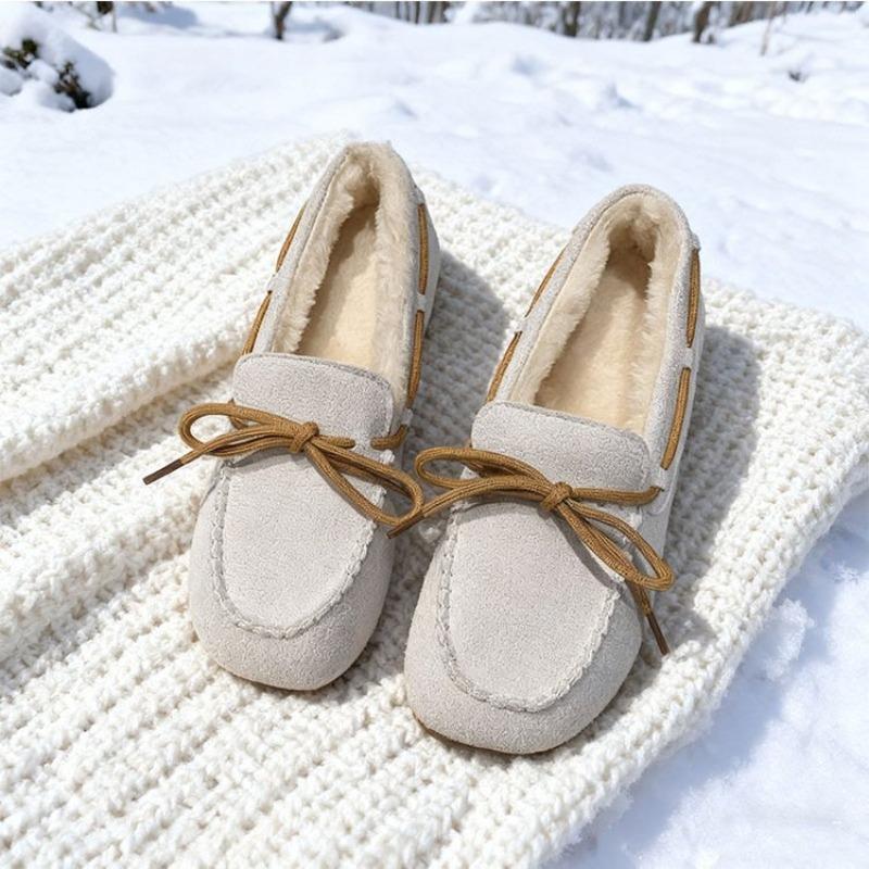 Новая женская обувь с флисом, плоская, теплые хлопковые ботинки с толстым флисом