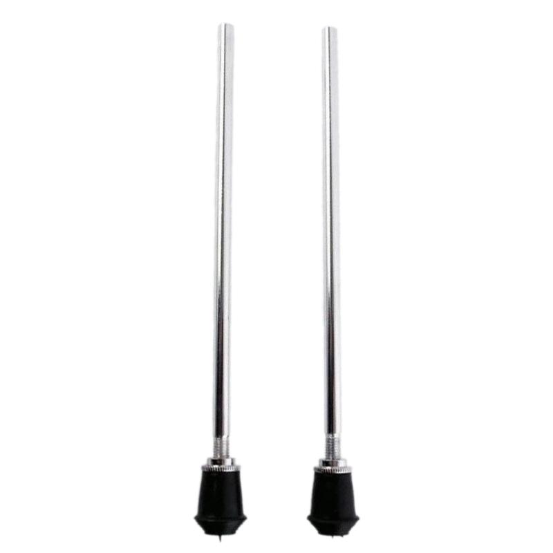 Bass Drum Leg Metal Risers Floor Foot Replacement Set Mount Part Accessory for Musical Instrument Drummer Percussionist