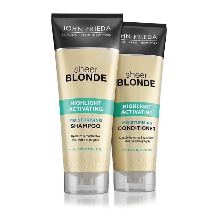 John Frieda 2273200 - COMMUTATEUR KVM - Sheer Blonde Activateur de Reflets Soin Démêlant Nutrition 250 мл