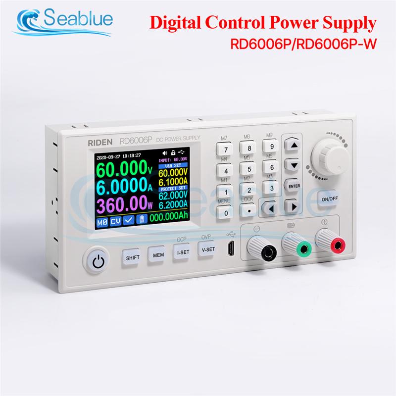 RD6006 RD6006W USB WiFi DC Tegangan Rendah Saat Ini Modul Suplai Daya Buck Konverter Dapat Disesuaikan Multimeter 60V 6A