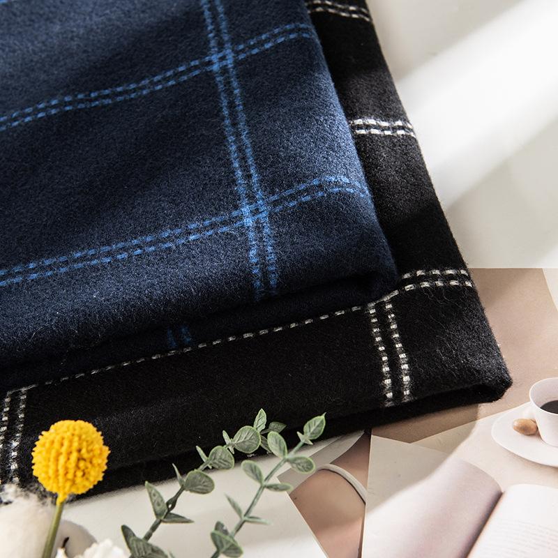 Winter Japanese and Korean Imitation Cashmere Plaid Scarf for Women and Men High End Versatile Warm Shawl and Scarf