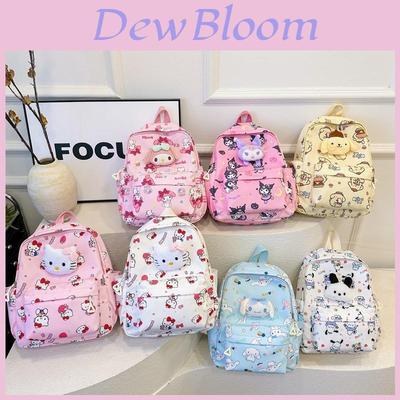 Детский рюкзак Melody Kuromi Pochacco Hello Kitty из дышащего нейлона для детского сада и школьных поездок