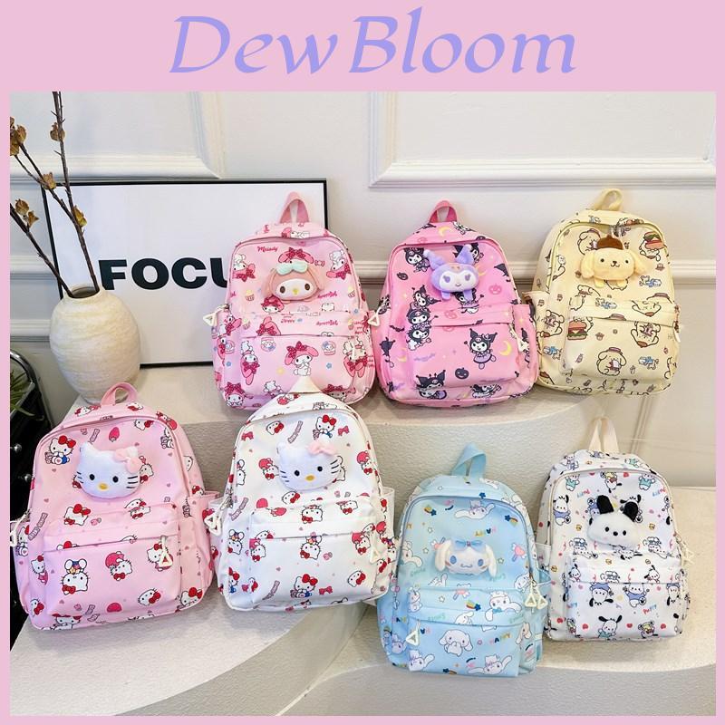 Детский рюкзак Melody Kuromi Pochacco Hello Kitty из дышащего нейлона для детского сада и школьных поездок