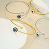 Personalized Demon Eye Bracelet Gothic Blue Eye Ring Adjustable Creative Bangle  Special Occasions