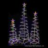 DIY Outdoor Waterproof LED 3D Christmas Tree Lights - Spiral & Cone Designs