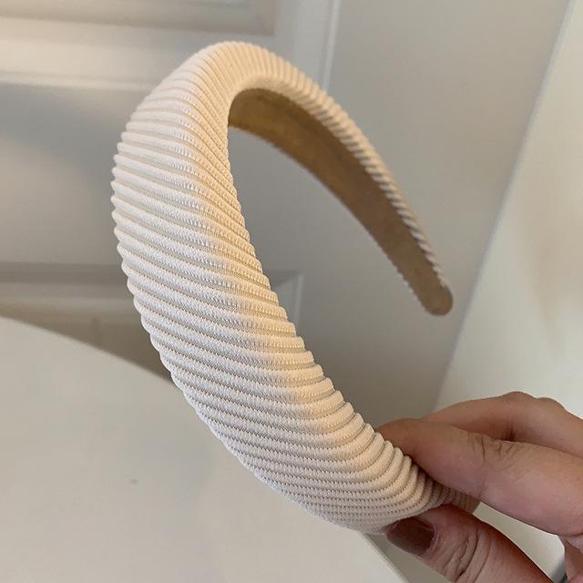 Новая Мода Обруч для Волос Резинки для Волос для Женщин Девушек Однотонные Твиловые Повязки на Голову Дизайнерская Широкая Повязка на Голову Аксессуары для Волос Головной Убор