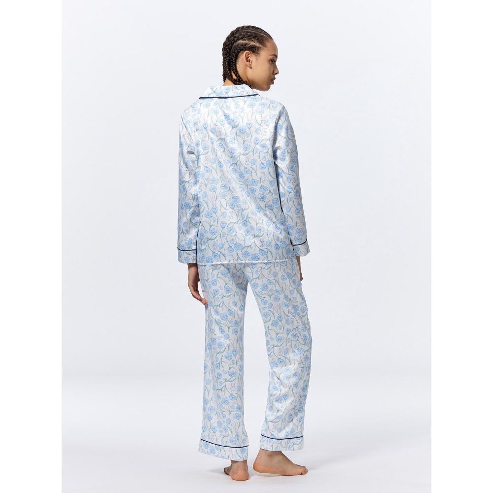 GU by Uniqlo Атласная пижамаS Длинные рукаваS Длинные брюкиFrieren Beyond Journey S End