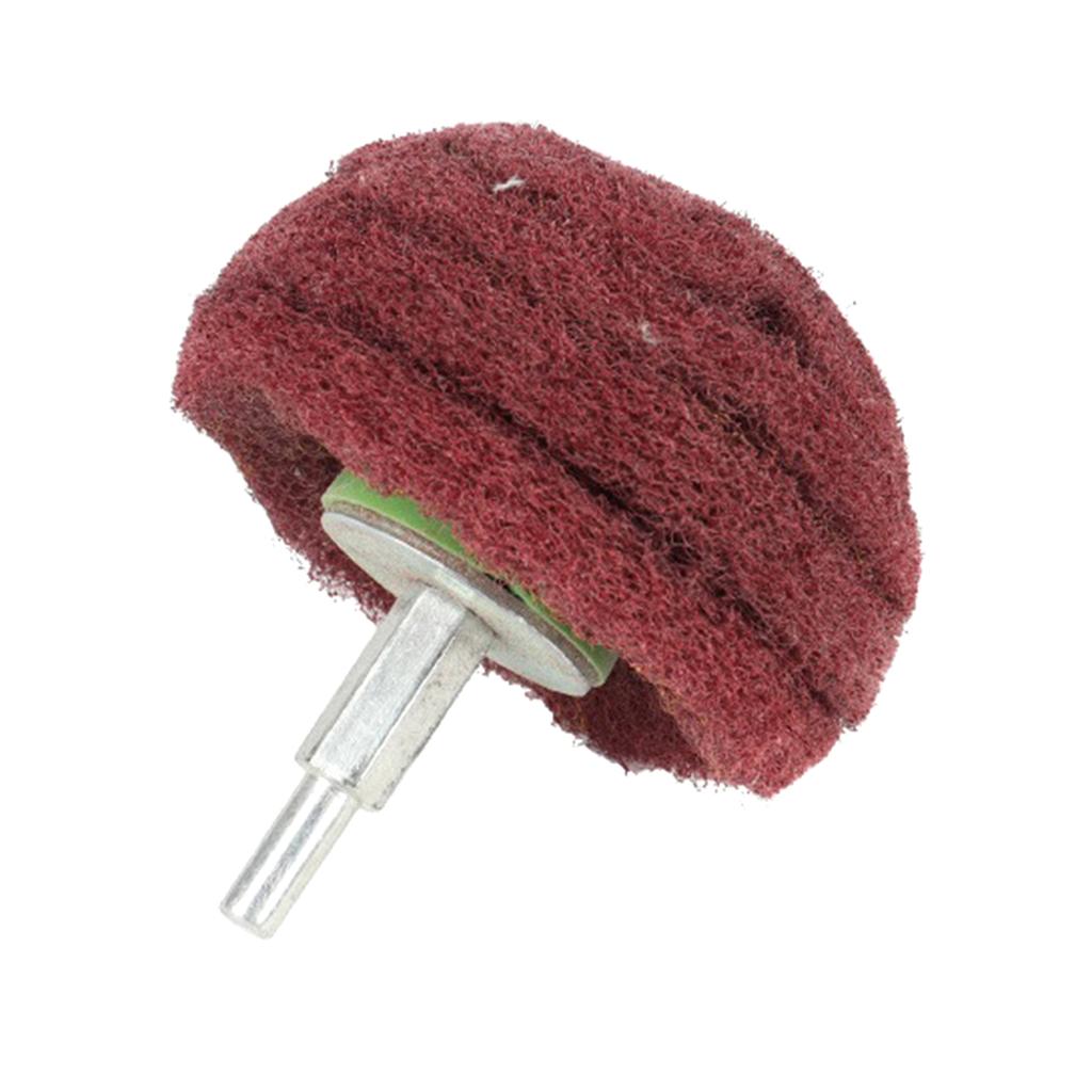 Набор из 2 головок для чистящих губок, двойной шлифовальный абразивный грибок, полировальный круг для полировки металла, дерева, пластика