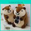 Friendly Marmots Kids Plush Animal Pillow Room Decor For Birthday Gift And Play