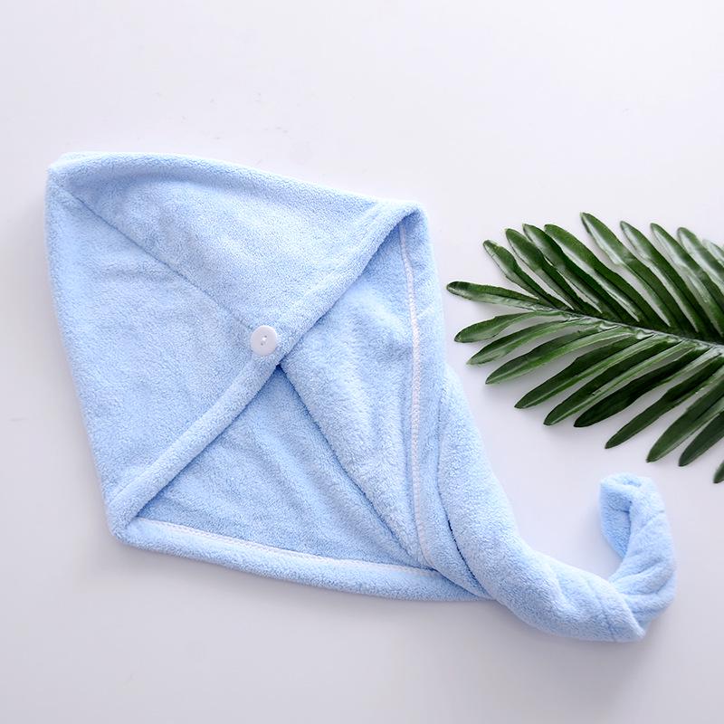 Мягкое впитывающее полотенце для волос из кораллового флиса и симпатичная повязка на голову для душа