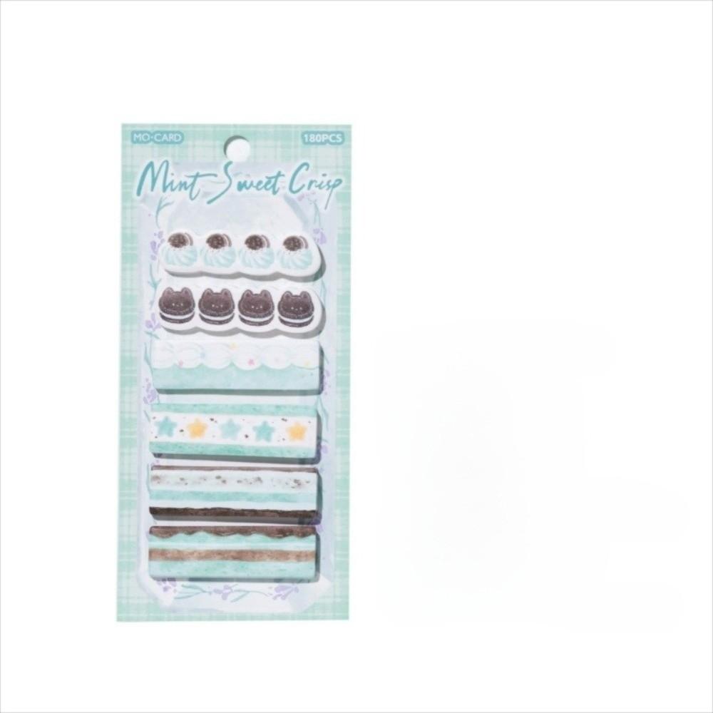 180pcs Cake Shop Series Tag Label Sticker Self Adhesive Stationery Sticker Scrapbooking Sticker