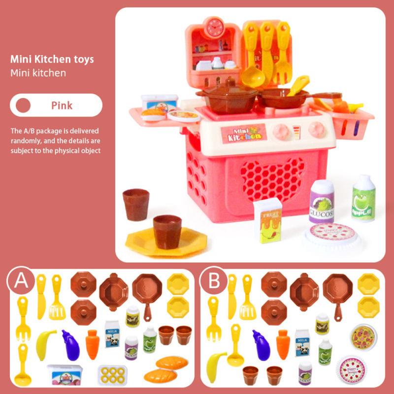 Новый! Мини-кухонные наборы игрушек, реалистичные детские игровые домики, имитация кулинарии, кухонные принадлежности, игрушки, подарки для