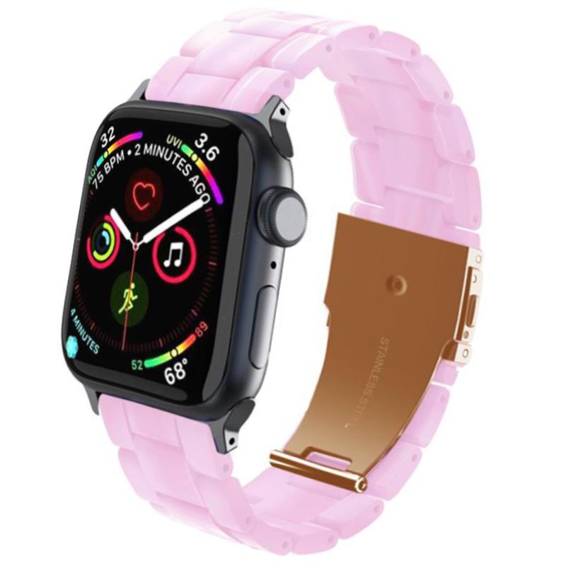 Ремешок из смолы для Apple, ремешок для часов 44 мм, 40 мм, 42 мм, 40 мм, роскошный ремешок для часов Accessoreis, браслет iWatch series 3, 4, 5 se 6, ремешок