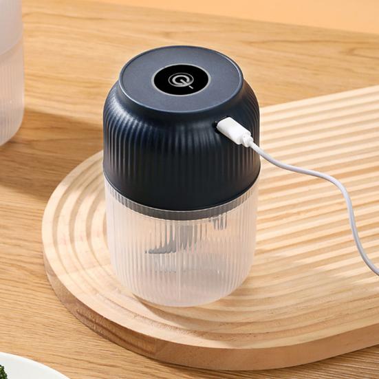 Электрический измельчитель чеснока Мини перезаряжаемый беспроводной измельчитель овощей с 6 лезвиями Портативный электрический измельчитель чеснока для кухонного гаджета