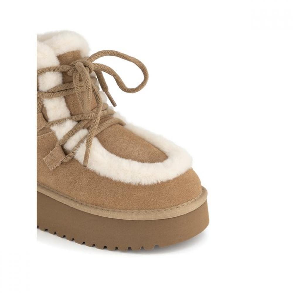 Tandy Women S Fur bootS Beige G25447