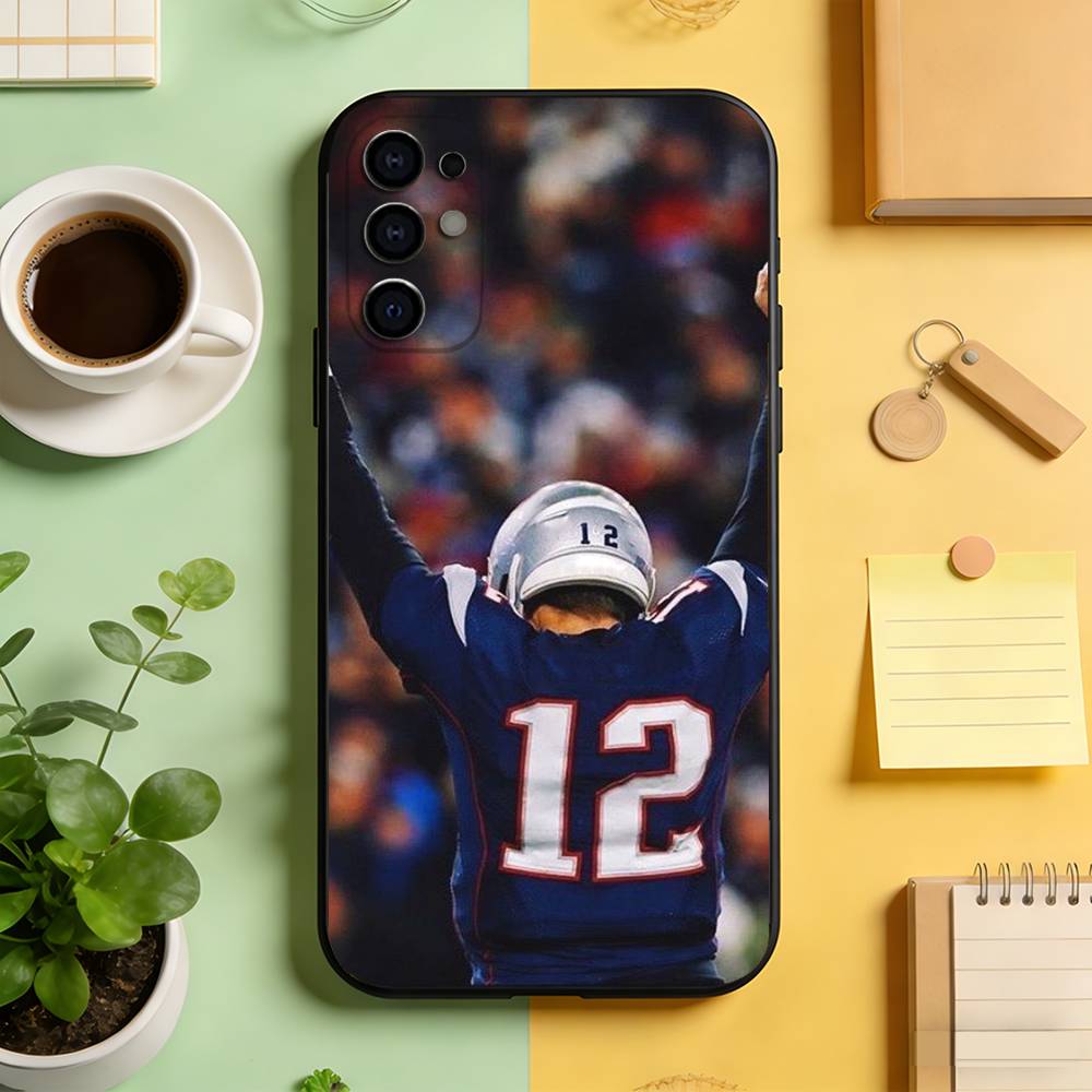 Tom Brady Phone Case For Samsung S25,S24,S21,S22,S23,S30,Ultra,S20,Plus,Fe,Lite,Note,10,Black Cover