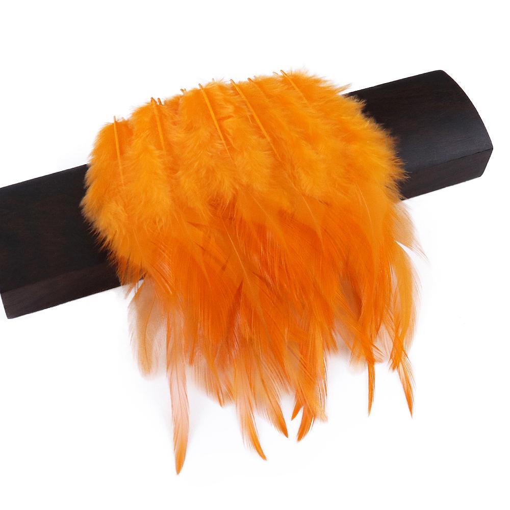 50 шт. Натуральные куриные перья 4-6 дюймов Красивые петушиные перья для изготовления украшений Аксессуары для рукоделия Карнавальное украшение