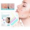 4 формы пластырей от прыщей для лица, покрытия от прыщей, гидроколлоидные пластыри от прыщей, наклейки для покрытия прыщей 240 шт.