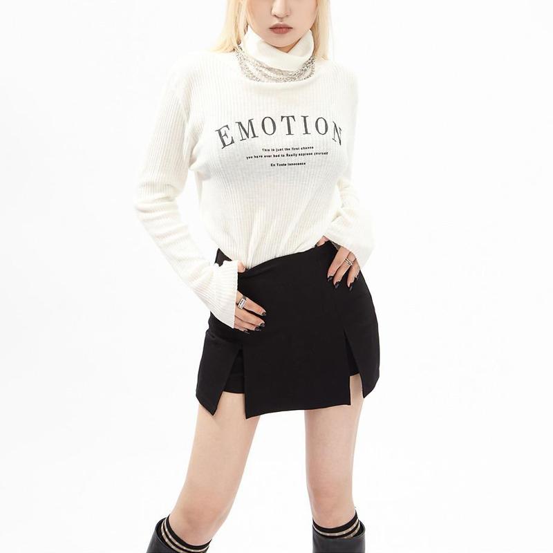 Сексуальные юбки с разрезом, женские черные модные облегающие юбки, универсальная уличная одежда, летняя женская асимметричная мини-сексуальная корейская Y2k