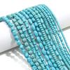 1 Strand 38CM Blue Turquoises Stone Chain Charm Beads Chain DIY Bracelet Necklace Jewelry Making