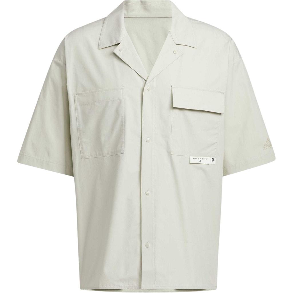 Adidas Рубашка с коротким рукавом с графическим рисунком и мужскими топами с аниме-принтом светло-серая JN4513