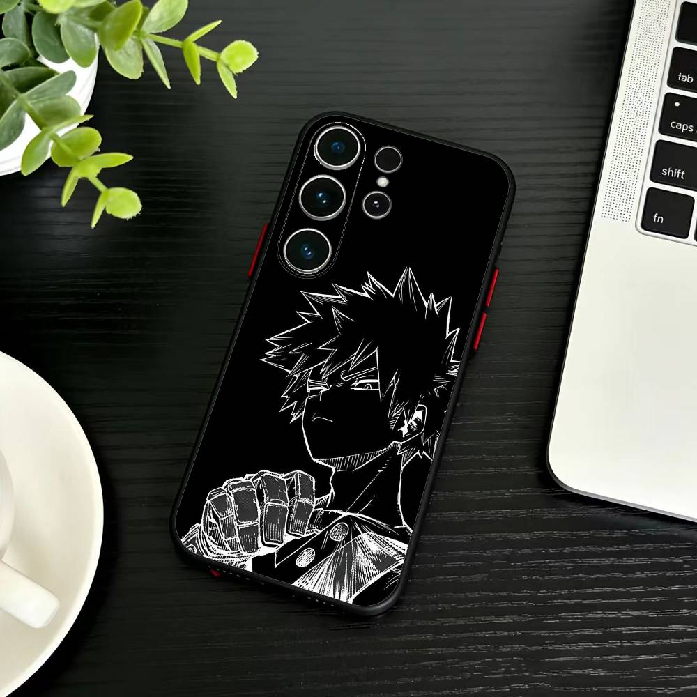 Чехол для телефона Katsuki Bakugo E-Hero Academia Для Samsung S26,S25,S24,S23,S22,S21,S20,S30,Ultra,Plus,Fe,Note,5G Черный