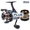 Zenith Okuma EPIXOR PLUS Spinning Reel with Shallow Groove Aluminum Spool EPXT-40H General-Purpose