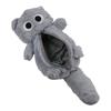 Large Capacity Gray Cat Pencil Bag Thicken Kitten Stationery Bag Cute Kitten Pencil Case  Kids Gift