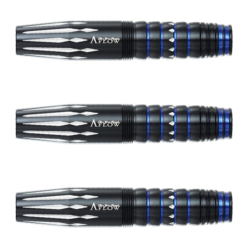 Dynasty A-FLOW BlackLine Riel 6 Mayu Shimizu Model 2BA 19.5g Darts Barrel Tungsten Soft Tip Dart Set