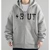 2024 Men's Trendy American Letterman Hoodie - Spring & Autumn Loose Fit Jacket