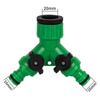 2-Way Garden Tap Water Splitter Hose Y Connector 1/2" 3/4" Female Thread Quick Joint Adjustable Switch Water Controller Valve