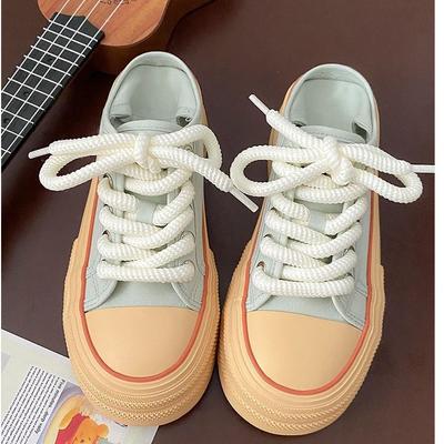 Толстый ремешок, тонкий ремешок с небольшим усилением, две толстые подошвы, женская модель 2025 года, весна-лето, новая большая головка, корейская версия, полуперетаскивание