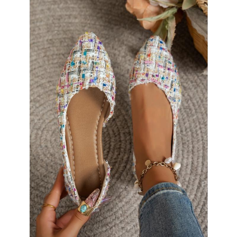 Classic Side-Cut Single Shoes, French-Style Temperament Pointed-Toe Flat Shoes