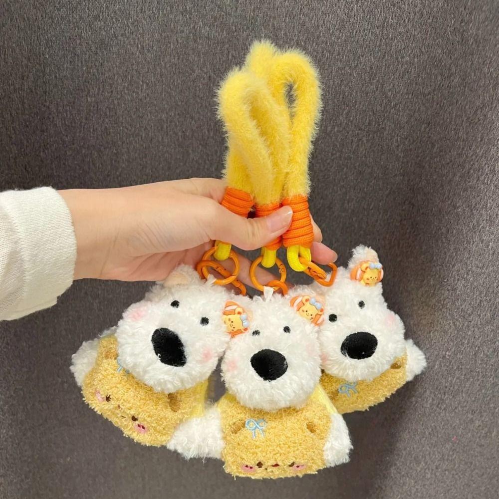Multipurpose Keychain Plush Puppy Hanging Ornament New Bag Accessories