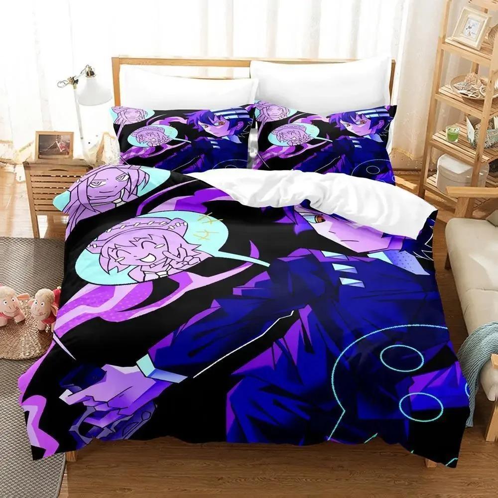 Комплект постельного белья Soul Eater Single Twin Full Queen King Size Bed Set Adult Kids Bedroom Duvet cover Sets 3D Print Anime Bed Sets
