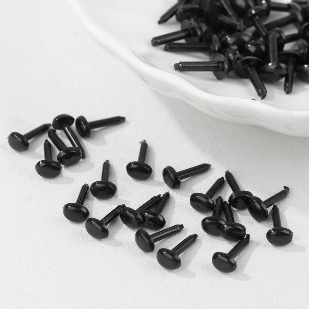 Plastic 4X5MM/5X7MM Plush Doll Eyes Stuffed Doll Eyes Safety Oval Nose Animals Noses Accessories