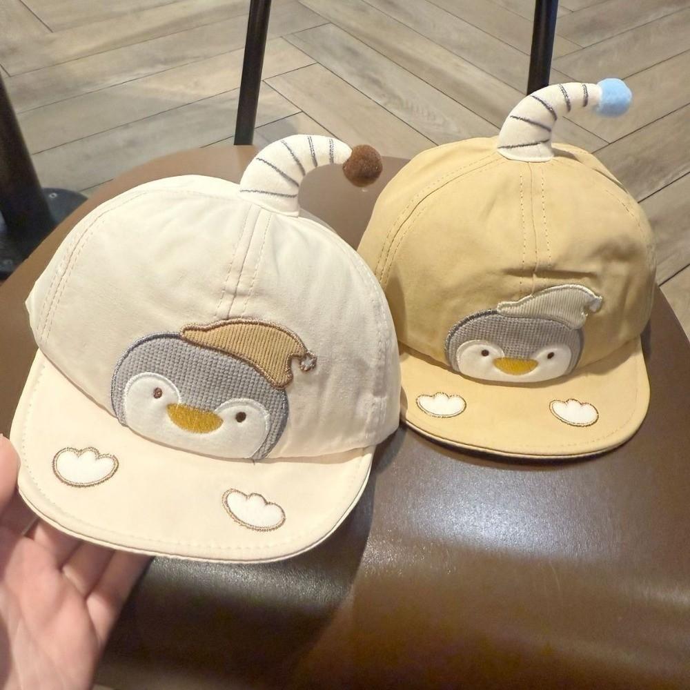 Cartoon Penguin Baseball Cap Breathable Peaked Hat New Sun Hat for Spring Summer