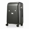 Hapitas The Hottest Topic of Miffy Face Design Face - Cuteness! Suitcase, Series, HAP2249, 60L, 3.8kg, Medium, B129, Black/Silver