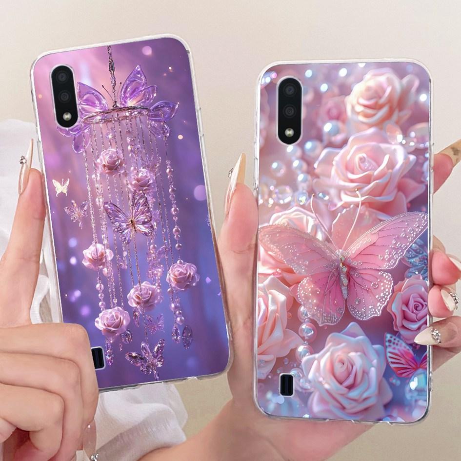 Для чехла Samsung Galaxy A01 Чехол M01 SM-A015F Funda Модный Мультяшный Дракон Мягкий Тонкий Силиконовый Бампер Для Samsung A01 Core Coque