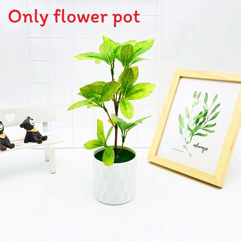 Имитация разноцветных листьев в горшке, искусственное растение для гостиной, офиса и реквизит для фотосъемки