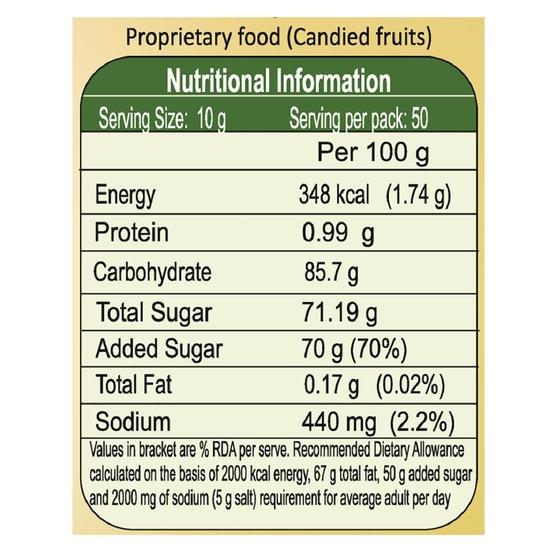 Patanjali Конфеты Амла Чатпата 500 грамм